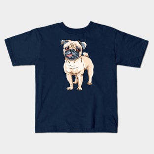 Fawn pug Dog Kids T-Shirt